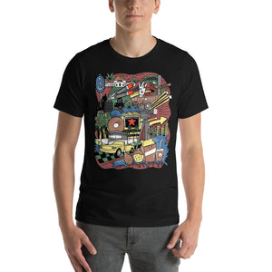 LA COLLAGE T-SHIRT - Retro City Wear